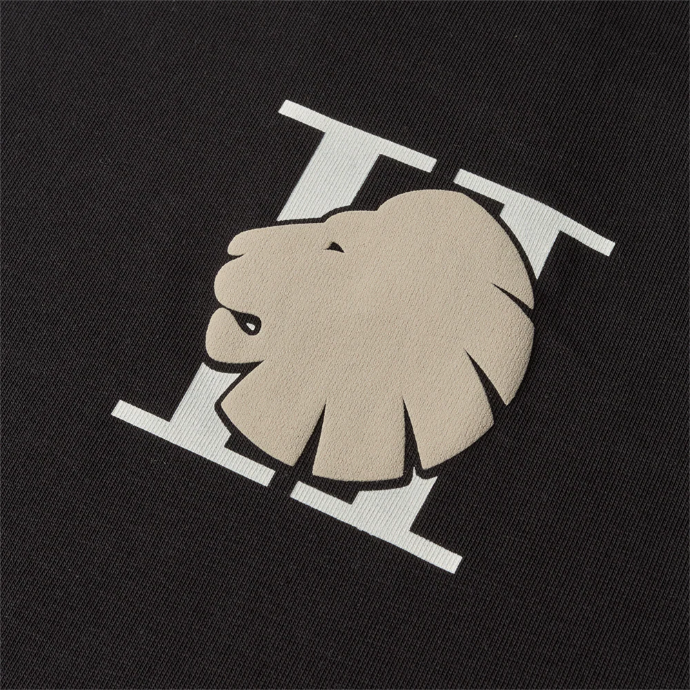 FCK x Les Deux Encore Lion T-shirt Sort - Image 2