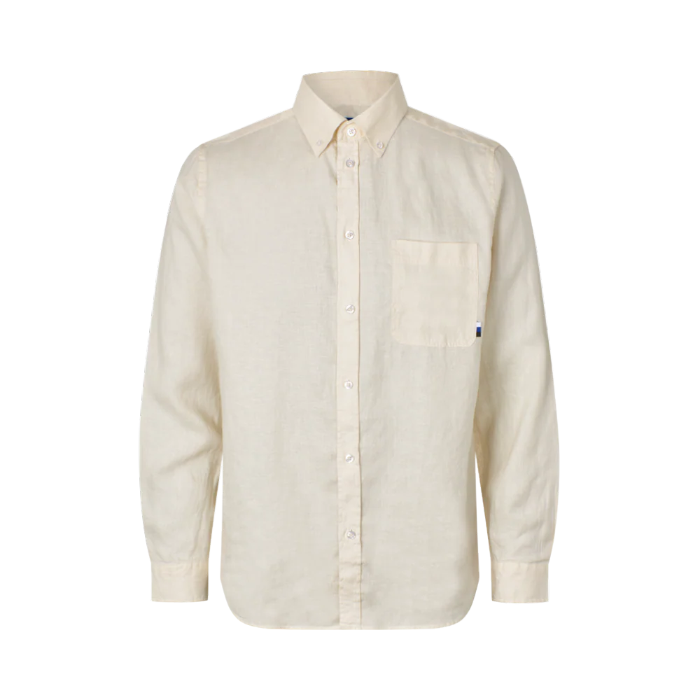 FCK x Les Deux Kent Linen LS Shirt