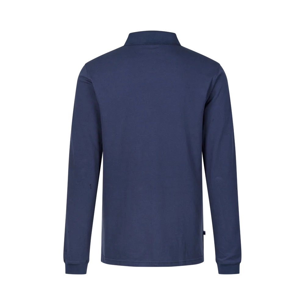 Langærmet Polo Essentials Navy - Image 2