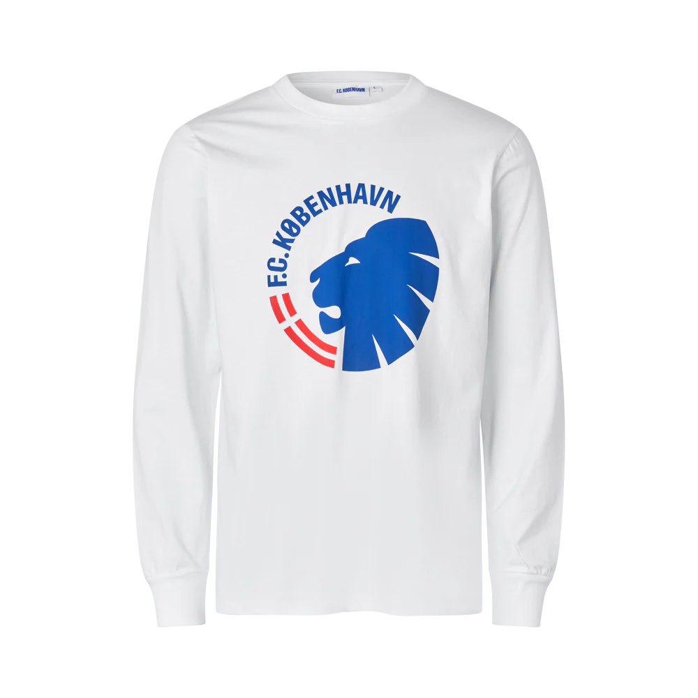 Langærmet T-shirt Classics Logo Hvid